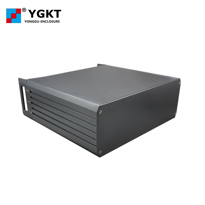 445*133.4-302mm power control switch box / 84H aluminum junction housing electronics enclosures 19 inch rack instrument case