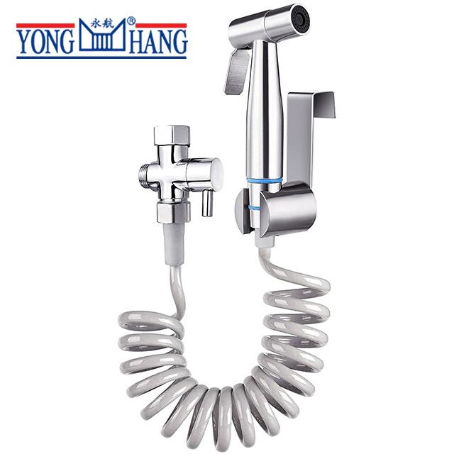 Stainless steel 304 water flow for sprayer for control the water saving sprayer gun toilet bidet bathroom bidet sprayer