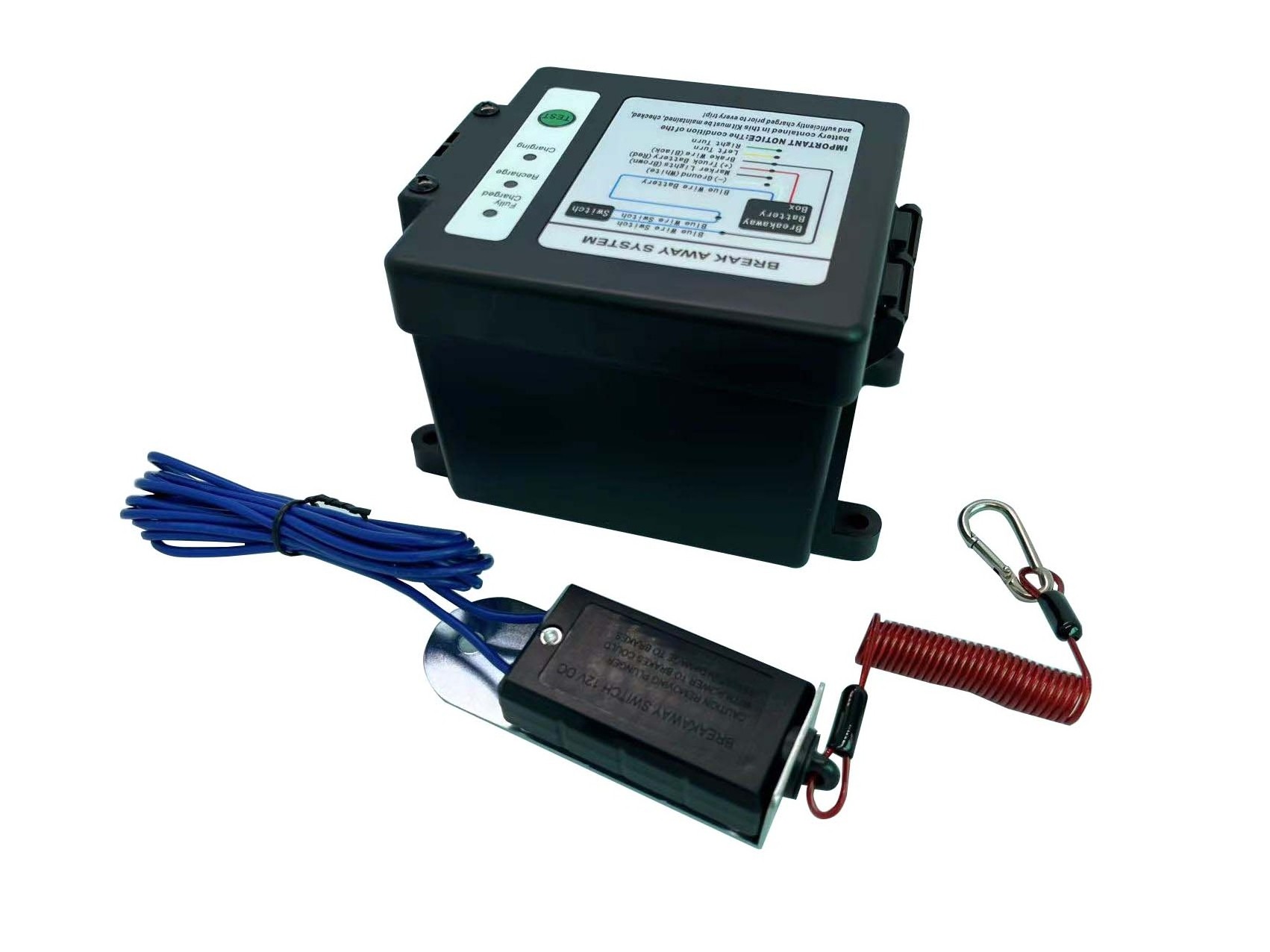 RV tugboat trailer electric brake controller separation system with battery 12V5ADC