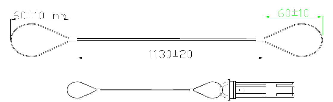 Release switch with pin assembly for trailer brake release cable