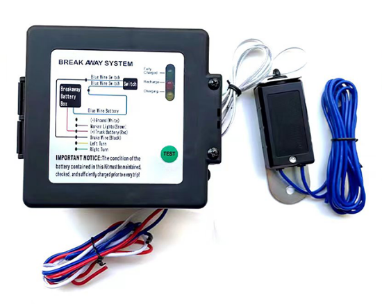 NEW 12vDC RV  Trailer Electric Brake Controller Break Away System with Battery in