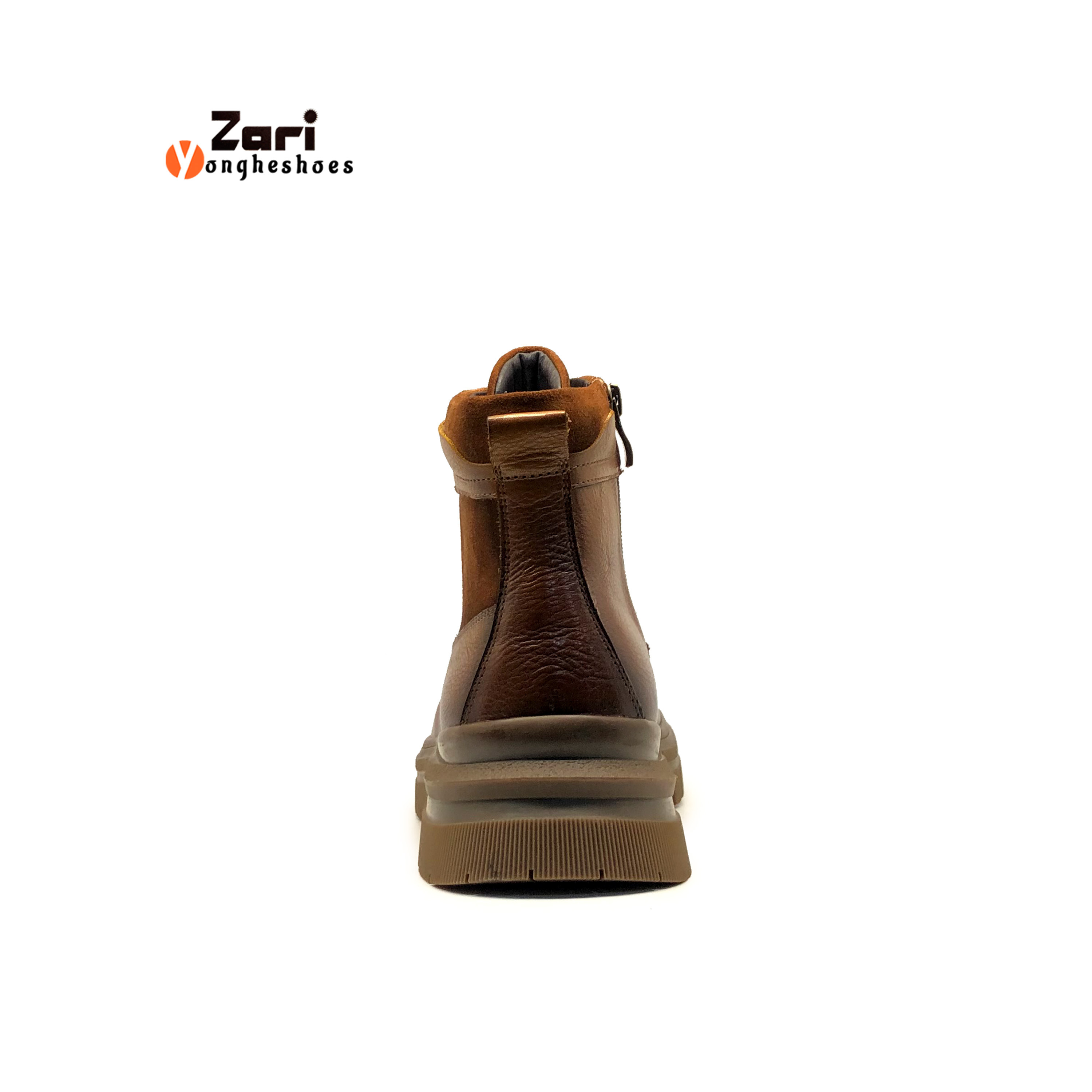 Zari manufacturers custom winter outdoor moto shoes work suede leather martin chukka boots(old) for men