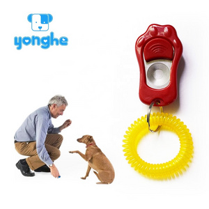 Dog Pet Training Clicker With Button and Bracelet