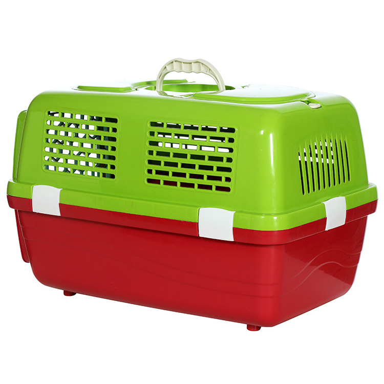 682# Outdoor Travel Cat Box Houses Durable Portable Plastic Pet Dog Litter Box Carriers Cages