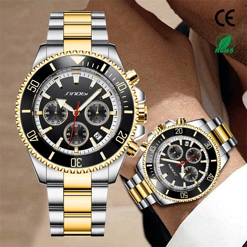 Collection with High-Quality Men's Watches Precision Timekeeping Stainless Steel Back 3atm Water Resistant Watch