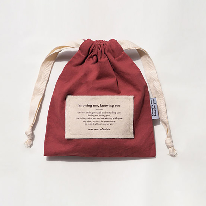 recycled eco friendly cotton drawstring gift bag dust pouch custom wholesale