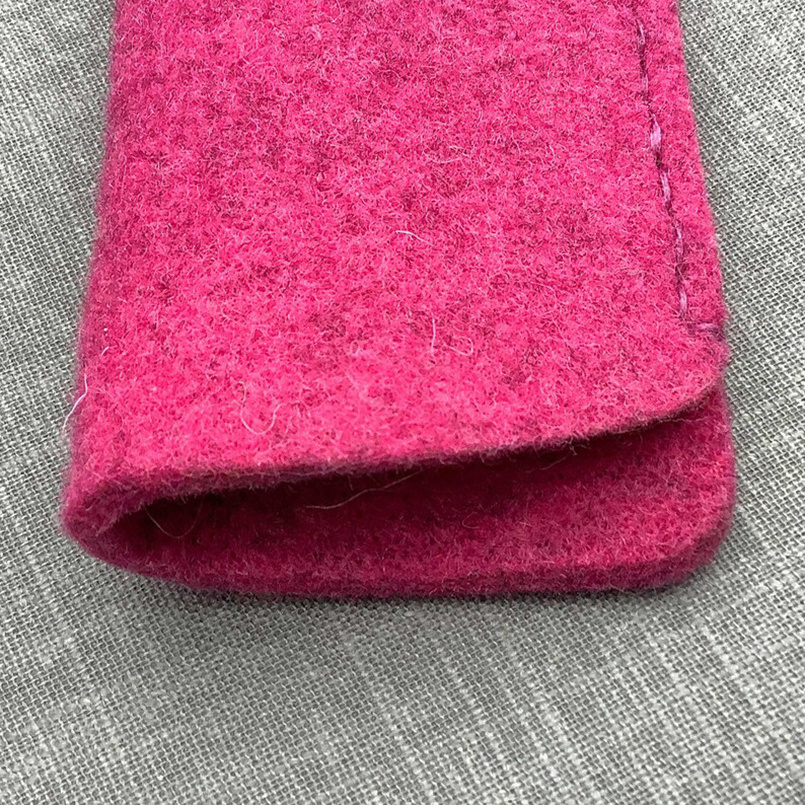 Custom Portable Soft Felt Eyeglass Cases Cover For Sunglasses Toppers or Spectacles Reading Glasses