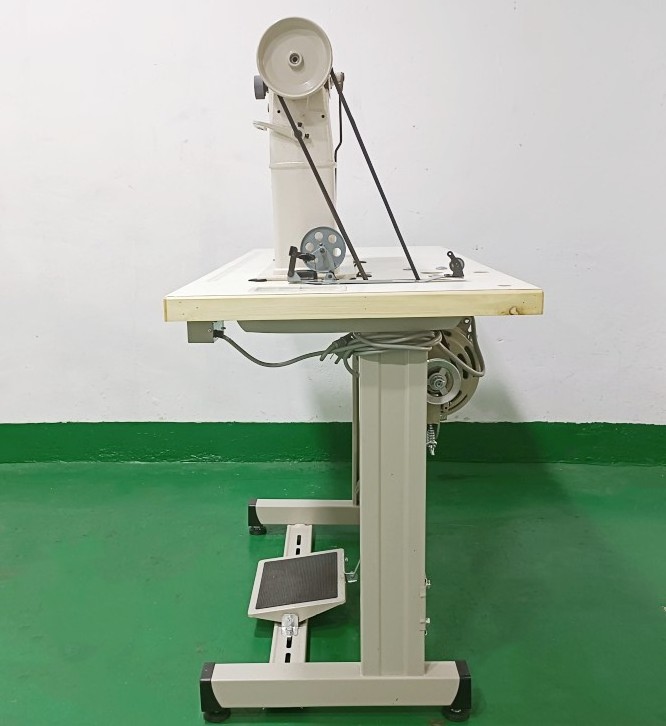 automatic single/double needle leather sewing machine industrial direct drive high post bed sewing machine