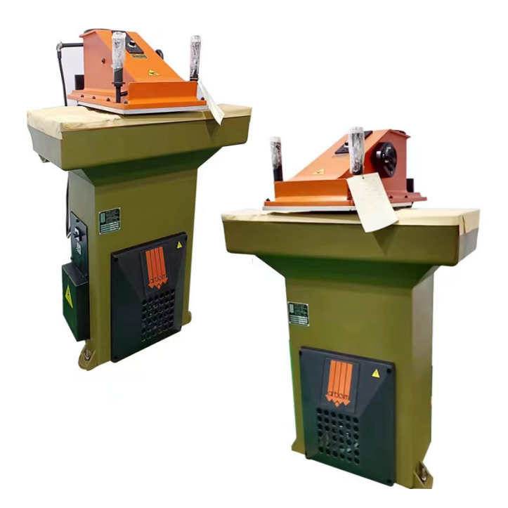 used VS922 leather shoe cutting machine automatic hydraulic swing arm clicker press die cutting press machine