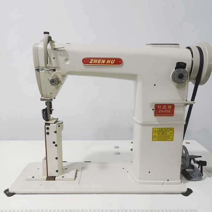 automatic single/double needle leather sewing machine industrial direct drive high post bed sewing machine