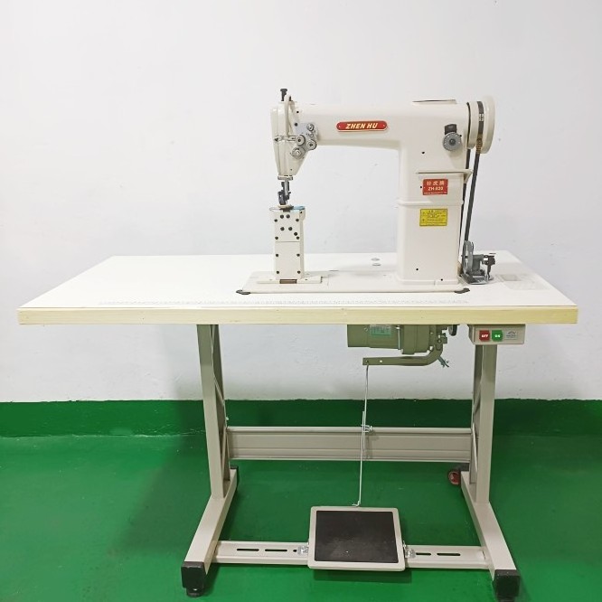 automatic single/double needle leather sewing machine industrial direct drive high post bed sewing machine