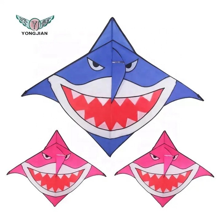 Top Quality Hot Sale Large Outdoor Flying Kites Reusable Adult Shark Kites