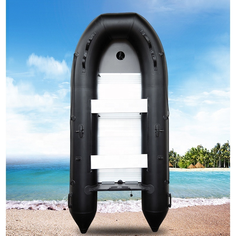 PVC Hull Material Folding Inflatable Fishing  Boat