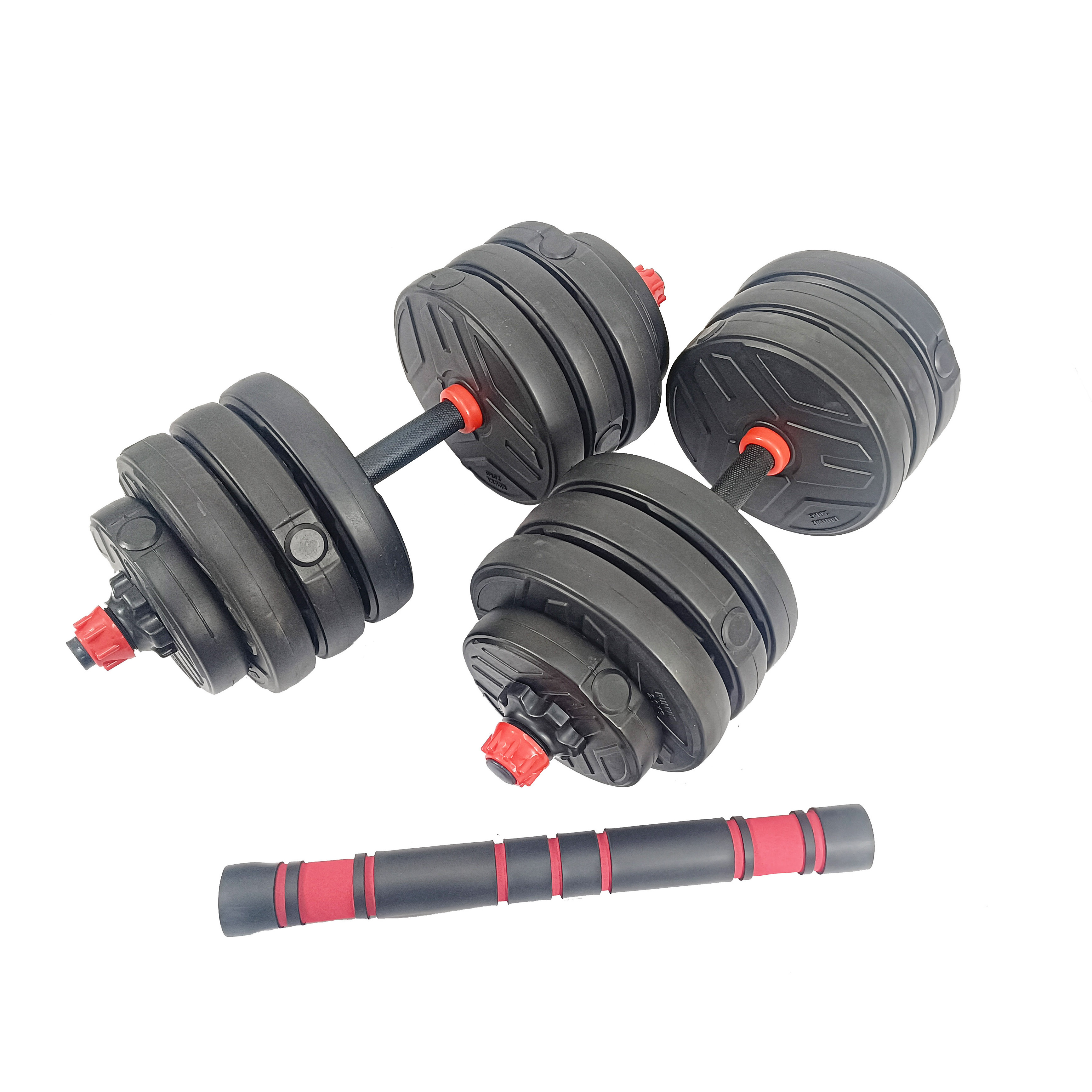 Custom Made Dumbbell Wholesale 30kg weight plastic cement indoor fitness equipment weight lifting Adjustable Dumbbell