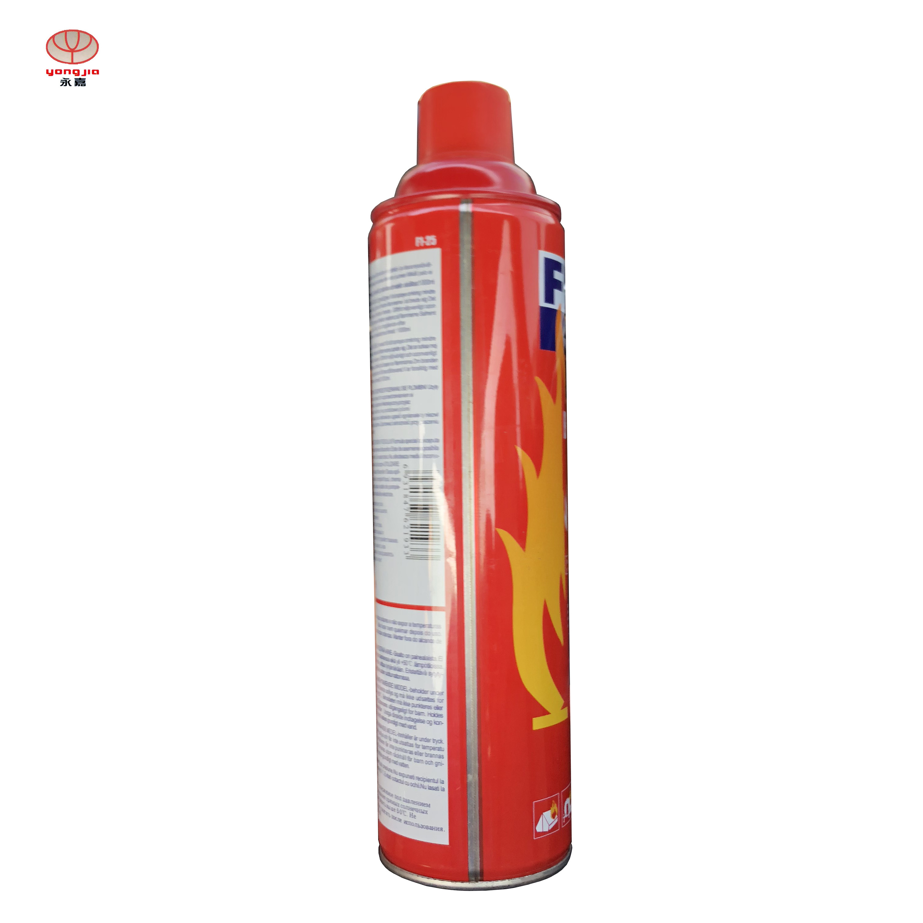 Dia 65mm aerosol fire extinguisher mini fire extinguisher empty aerosol can