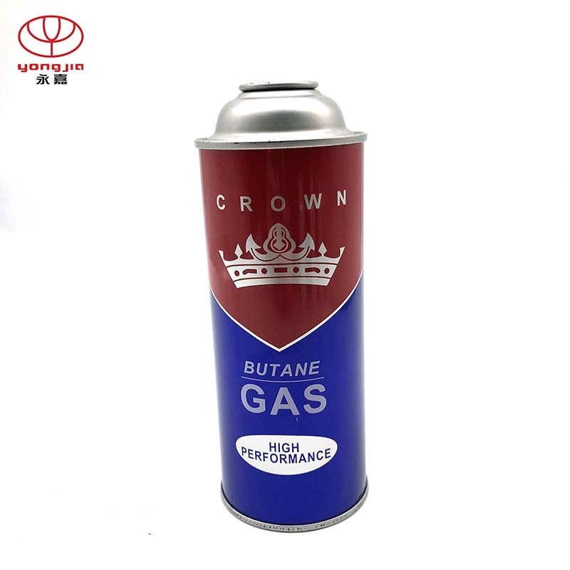 Diameter 65mm 400ml straight wall camping gas butane aerosol cans