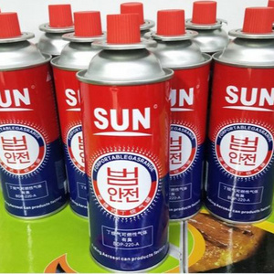 Wholesale refillable aerosol empty  spray butane gas  can  with printing tin cans