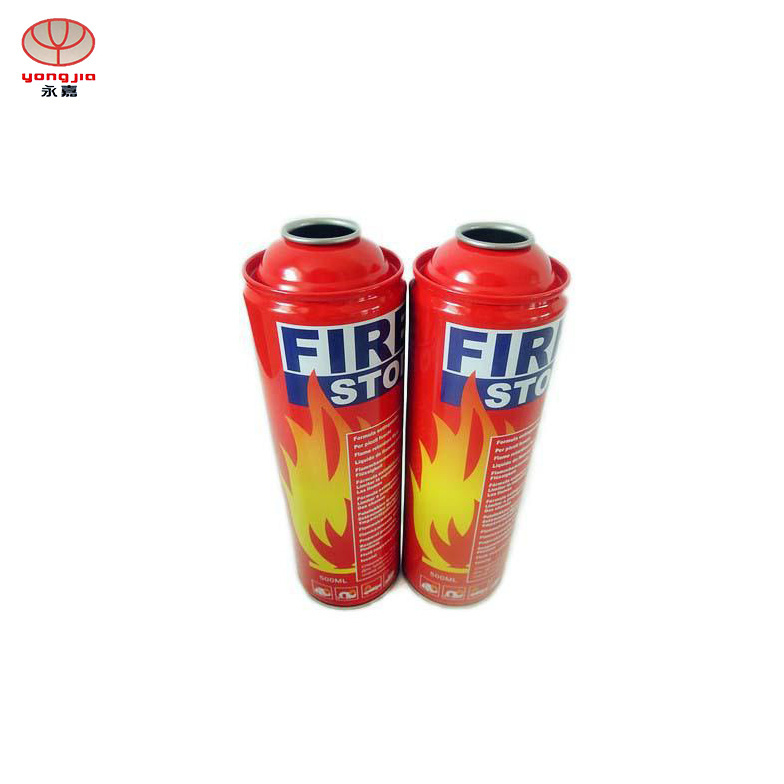 Dia 65mm aerosol fire extinguisher mini fire extinguisher empty aerosol can