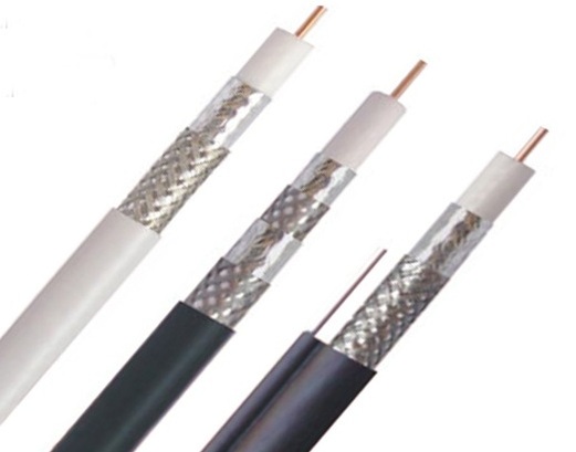 High Quality CCTV Copper Core Aluminum Foil Braid RG59/RG6/RG11 Coaxial Electrical Cable