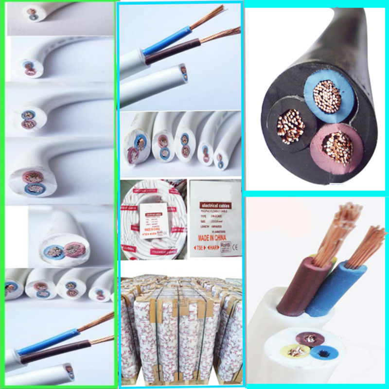 1.5mm 2.5mm 4mm 6mm 10mm 25mm Flexible electric cable manufacturer 2 cores 3 cores 4 cores prices Shanghai factory electric wire