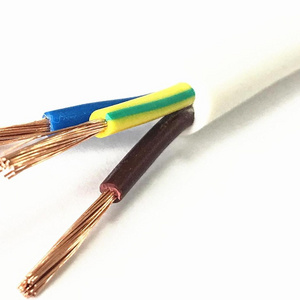 1.5mm 2.5mm 4mm 6mm 10mm 25mm Flexible electric cable manufacturer 2 cores 3 cores 4 cores prices Shanghai factory electric wire