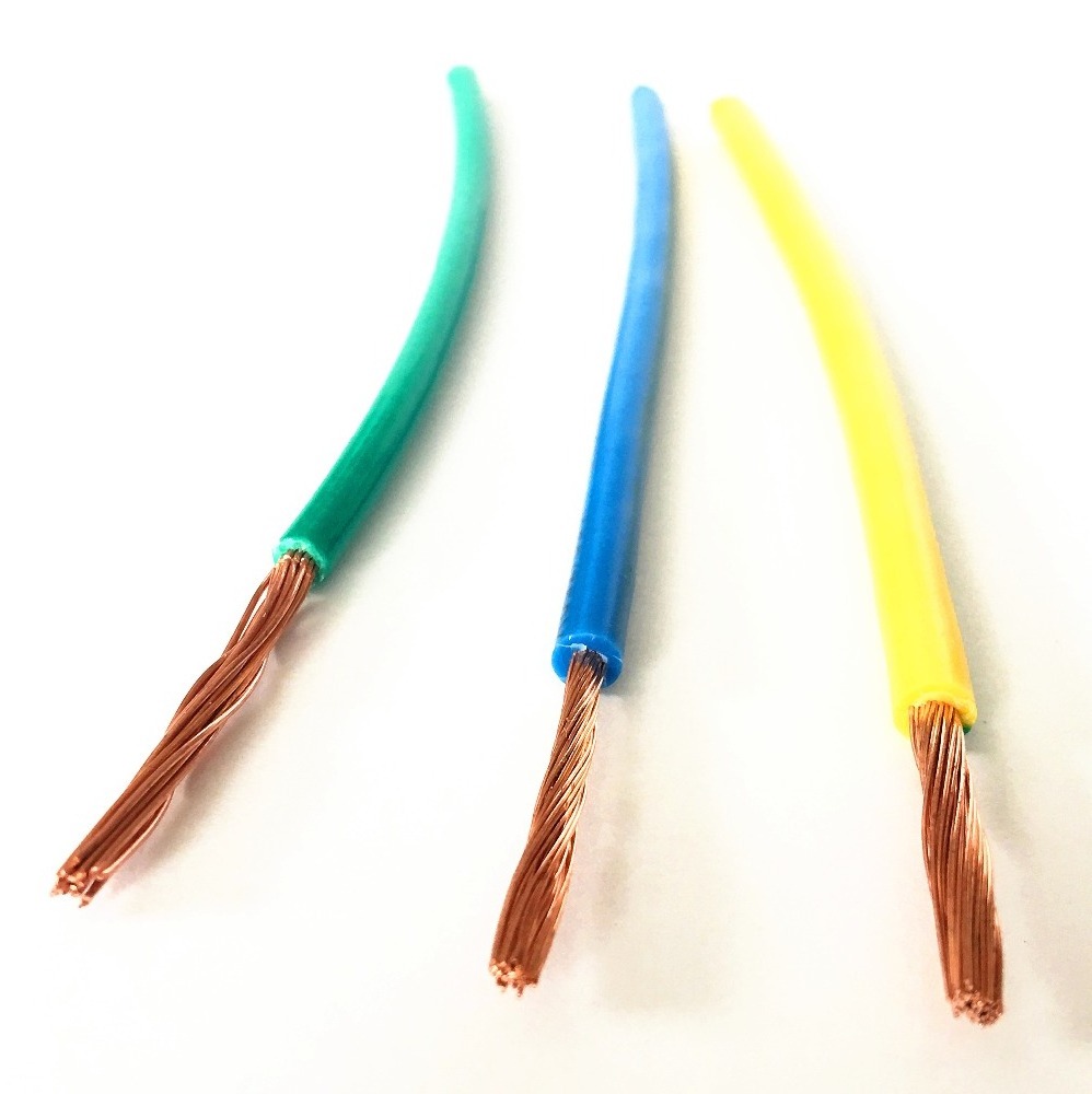 H05V-K H07V-K 0.5mm 0.75mm 1mm 1.5mm 2.5mm flexible cable 450/750V pvc electric cable cooper power cable for installation