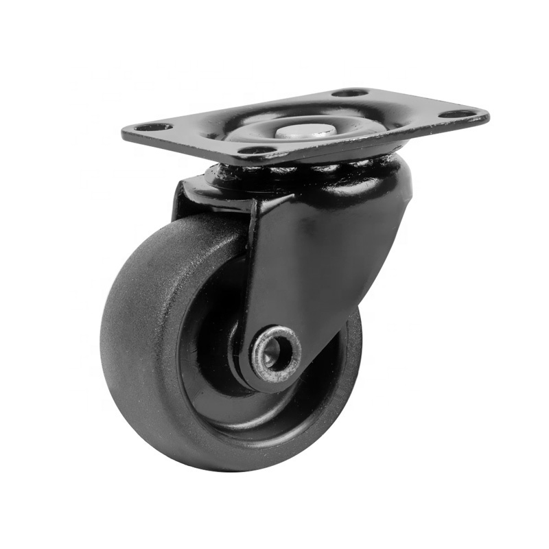 Light Duty Cart Wheels 25 mm 30 mm Ruedas Para Muebles White Plastic Castor Roda Caster Wheel