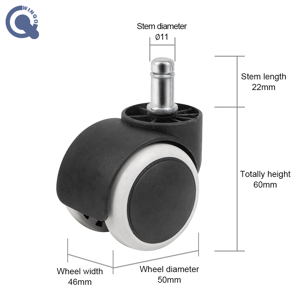 Factory Direct Furniture Carpet Castors 4 pcs Swivel 2