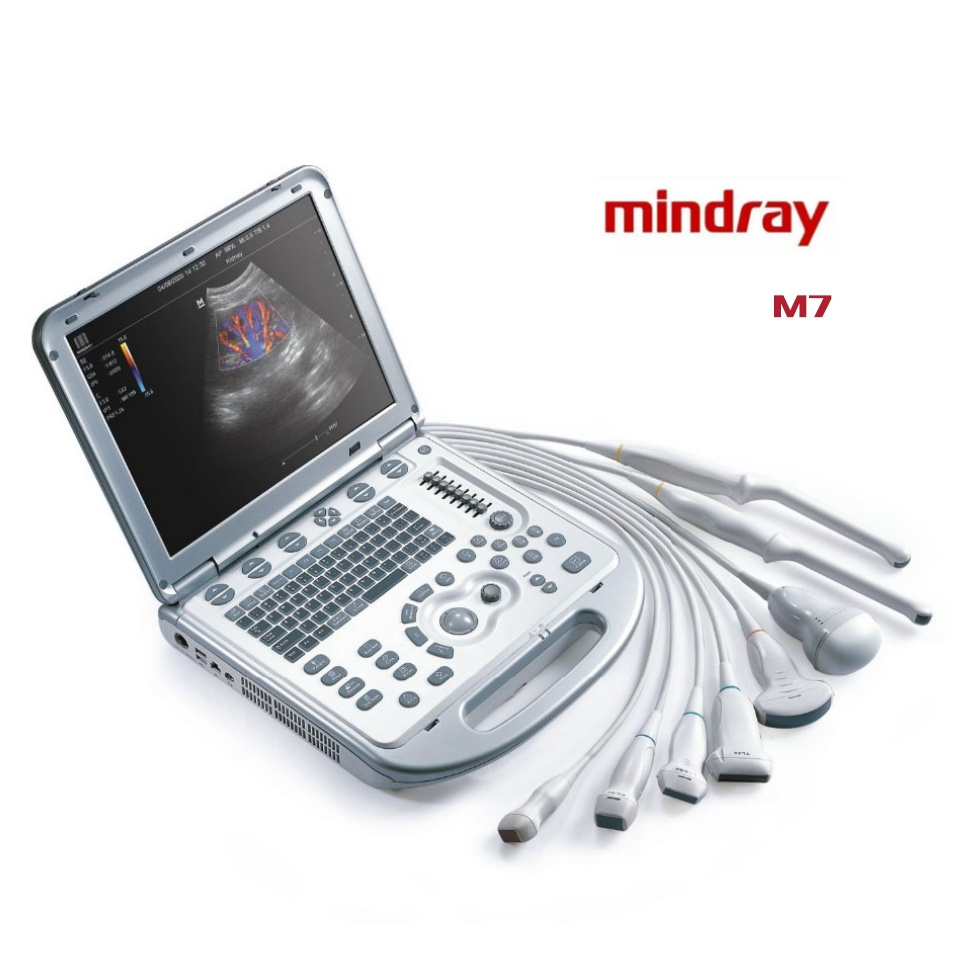 Medical Ultrasound Machine Mindray M7 4D Color Ultrasound Scanner Portable  Mindray Cardiac Vascular Doppler Ultrasound