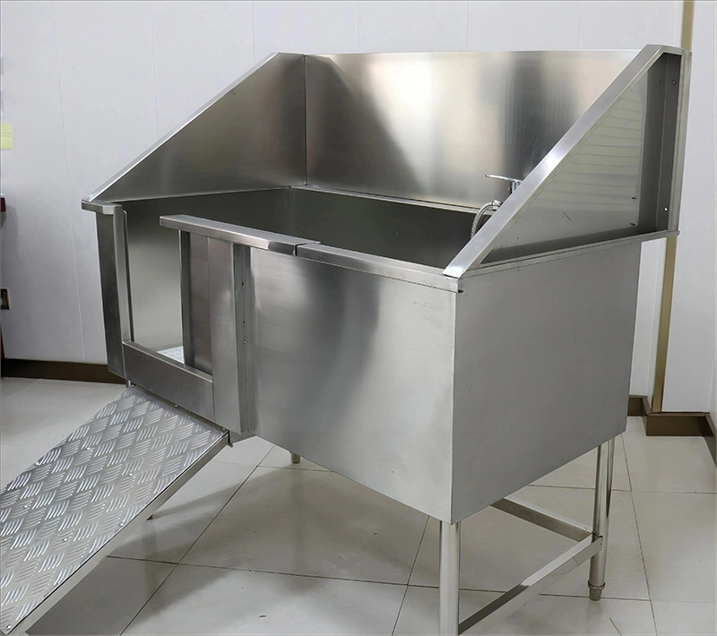 Stainless Steel Dog Grooming Bath Tub Custom Size Dog Washing Dog Grooming Bath Tub Stainless Steel Bathtub