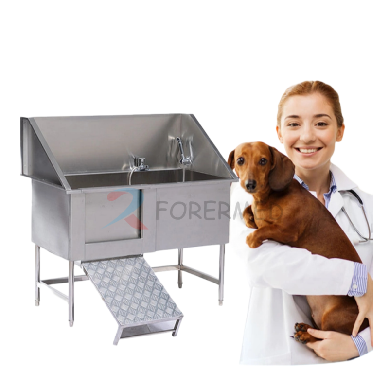 Stainless Steel Dog Grooming Bath Tub Custom Size Dog Washing Dog Grooming Bath Tub Stainless Steel Bathtub