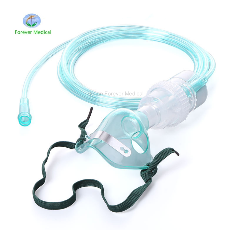 Medical PVC Oxygen Mask Nebulizer Mask Nasal Oxygen Cannula Non-Rebreathing Mask for anesthesia machine