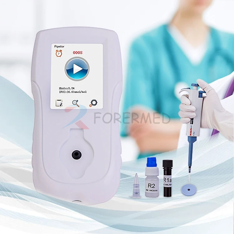 Portable  Hemoglobin Meter Hba1c Analyzer Meter Analyzer Glucose Test Hemoglobin Test Machine Hba1c Analyzer