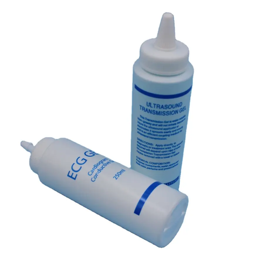 Medical ultrasound gel  and ecg gel ultrasound scan gel bottle