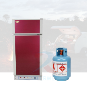 Double-door Liquefied Petroleum Gas refrigerator Camper Gas Fridge Freezer Refrigerator