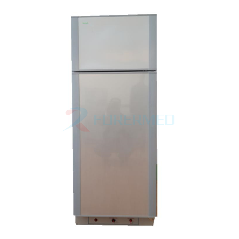 Double-door Liquefied Petroleum Gas refrigerator Camper Gas Fridge Freezer Refrigerator