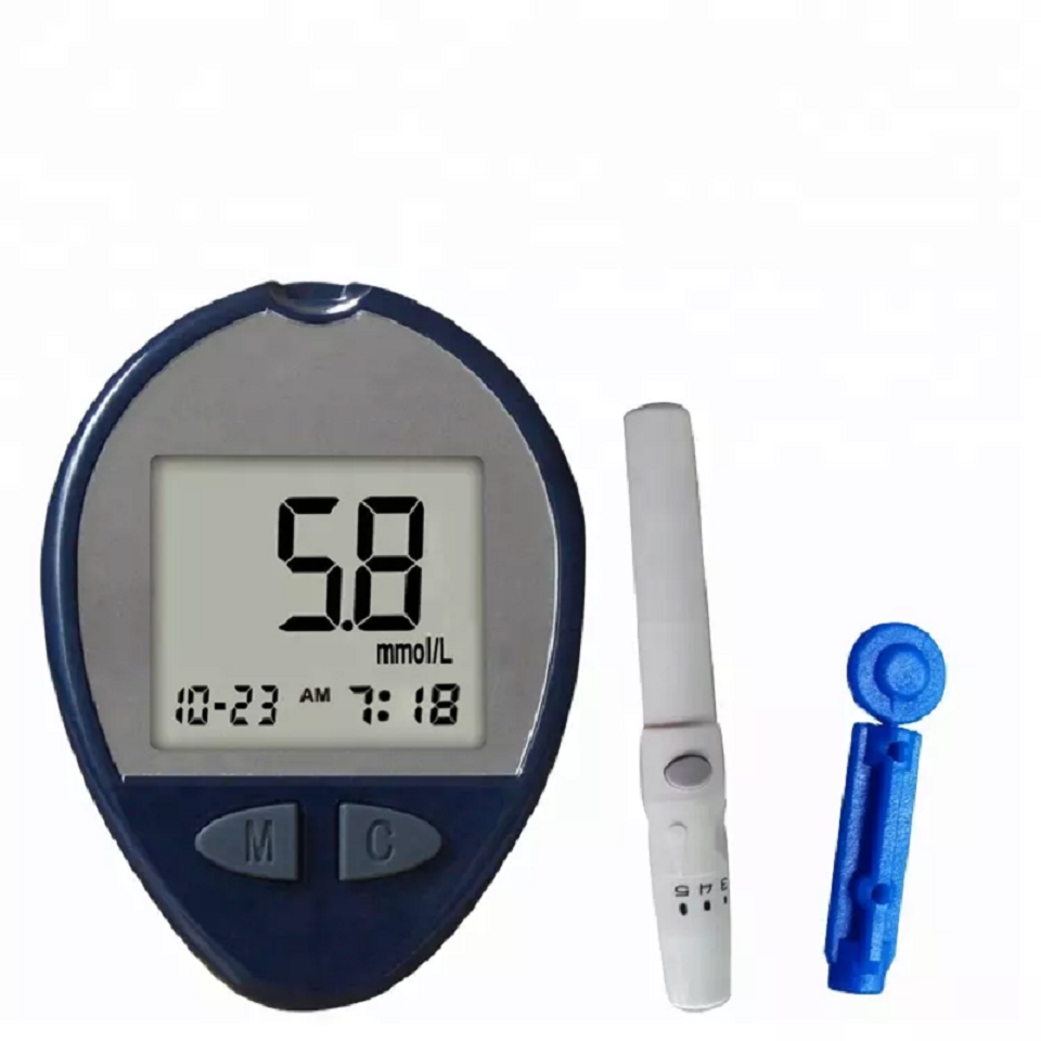 Digital blood glucose two in one monitor blood glucose meter portable glucometer best price test blood sugar