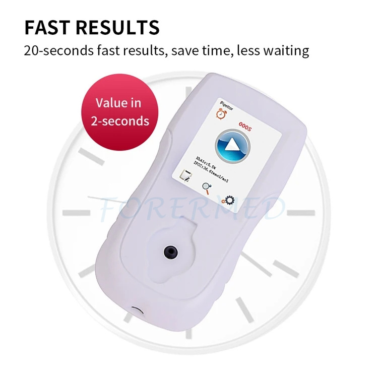 Portable  Hemoglobin Meter Hba1c Analyzer Meter Analyzer Glucose Test Hemoglobin Test Machine Hba1c Analyzer