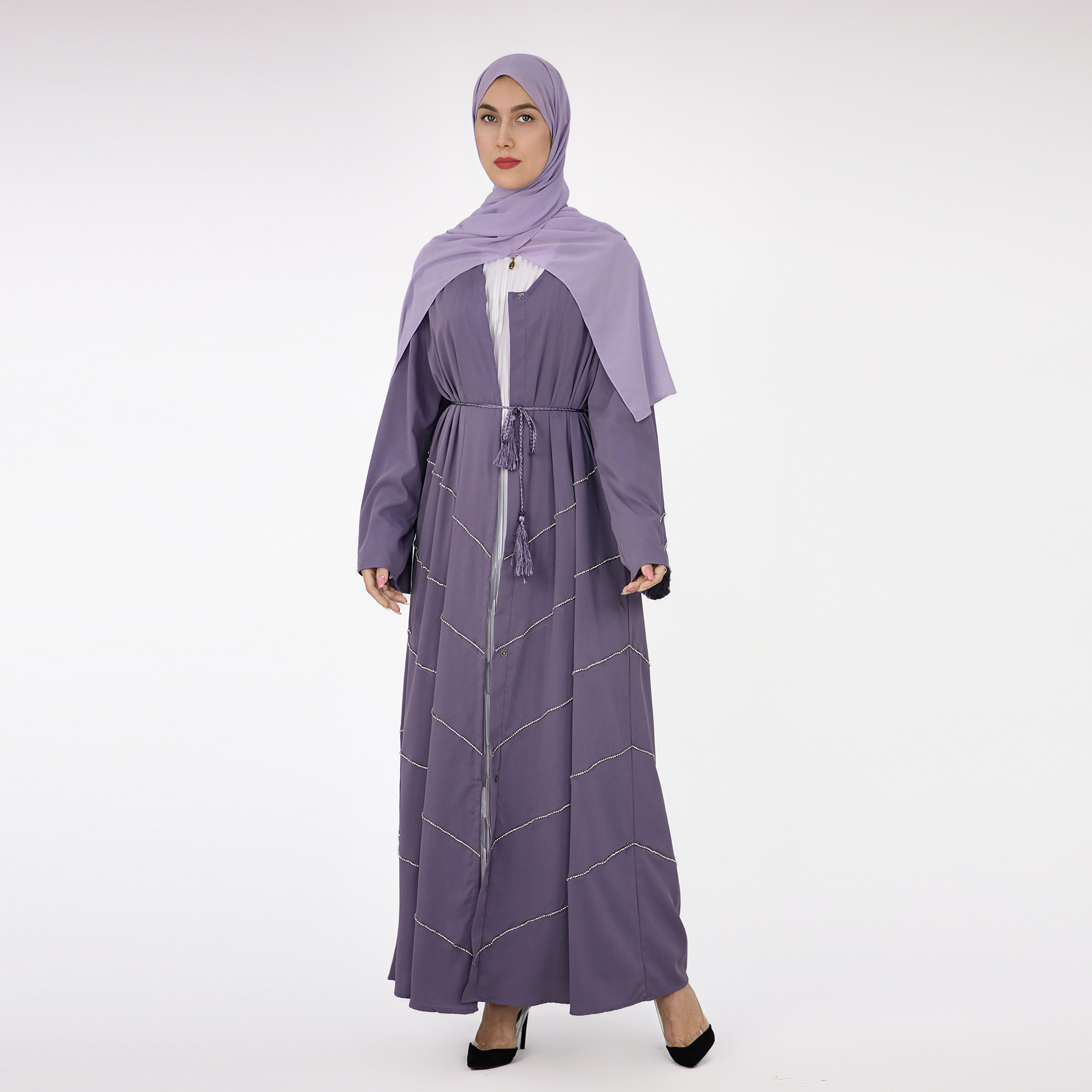 New Fashion Designs Abaya Diamonds Abaya Turkey Wholesale Dubai EID Muslim Islamic Clothing