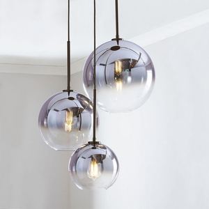 Nordic lights ceiling lights cheap multi ball light pendant hanging rustic