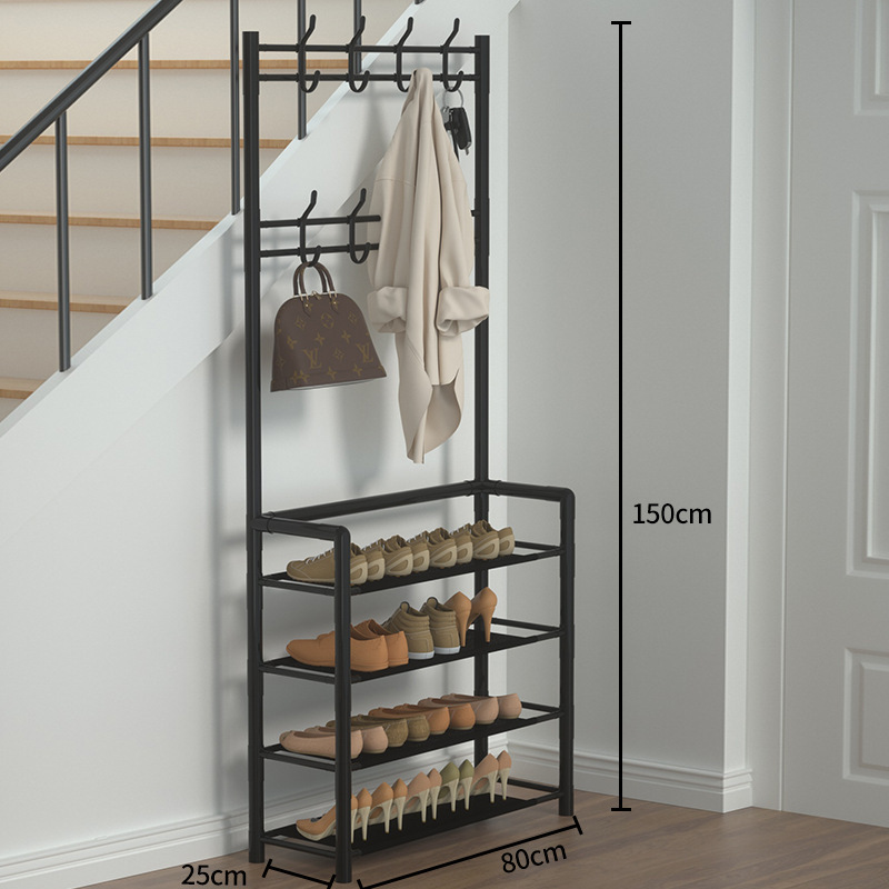 Multifunctional Storage Rack Durable & Sturdy Metal Simple Display Gold Portable Commercial Pretty Garments Rack Clothing Rack