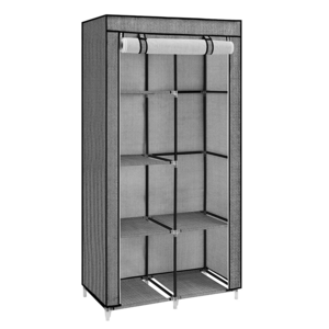 Dustproof Cover & Waterproof Tier collapsible steel storage clothes almirah furniture wardrobe organizer closet