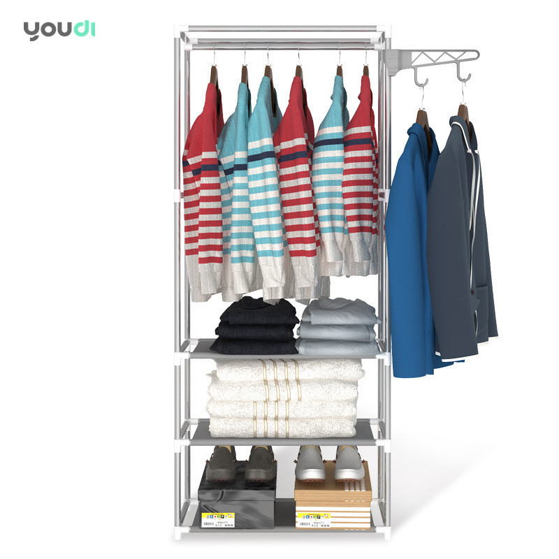 clothes hanger coat rack clothes hat rack metal multifunctional living room bedroom foldable market entryway coat rack