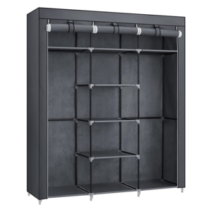 Heavier Loading Capacity foldable wardrobe metal wardrobe designs storage cabinet simple fabric wardrobe