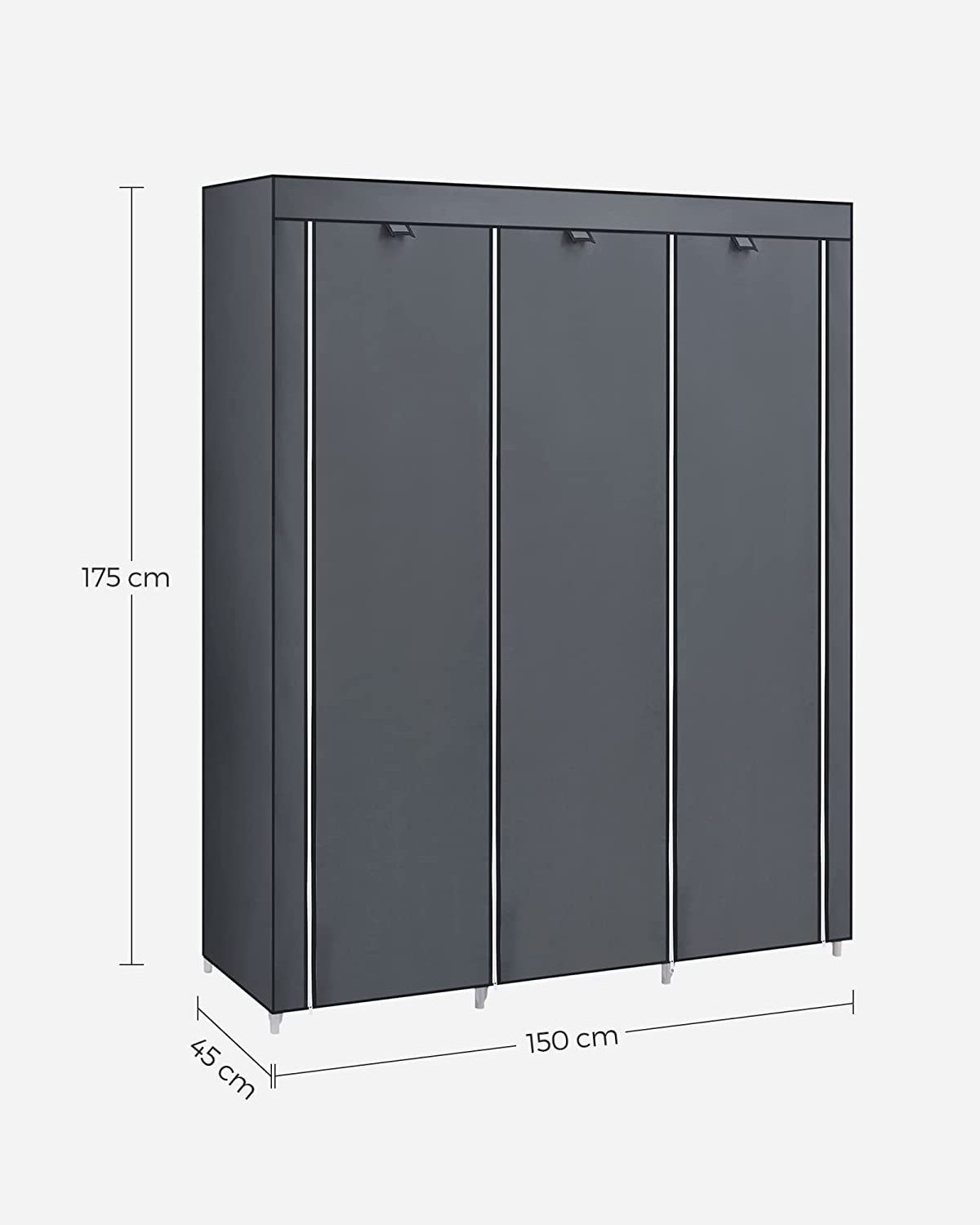 Heavier Loading Capacity foldable wardrobe metal wardrobe designs storage cabinet simple fabric wardrobe