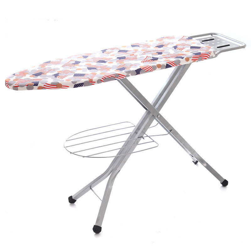 High Quality Home Use Portable Space Saving 100% Cotton Cover Heavy Duty Folding Ironing Board