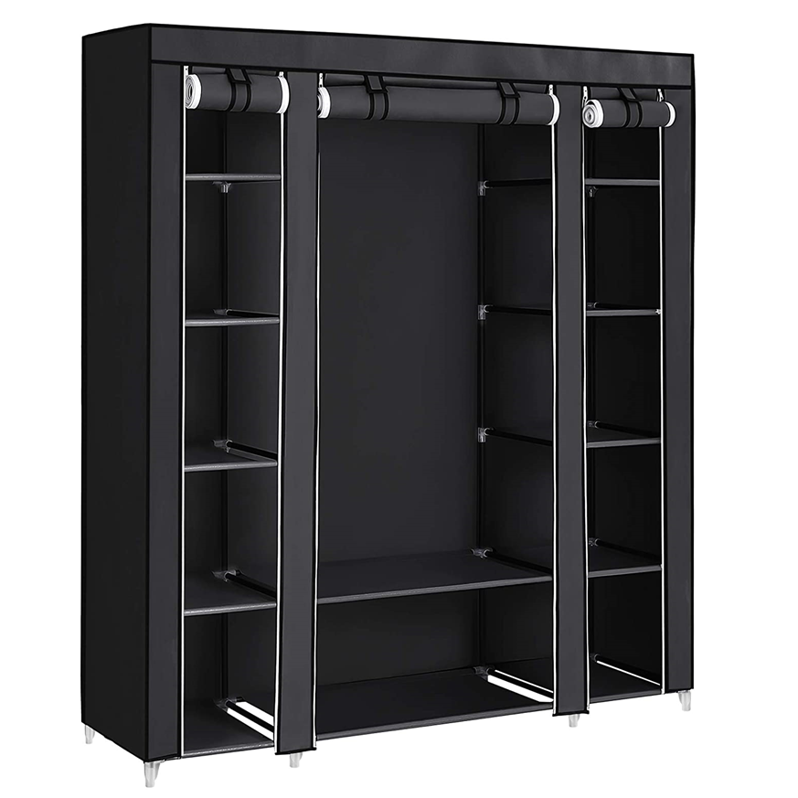 Non-woven Fabric closet organizer customized modern bedroom cheap modern and simple portable wardrobes