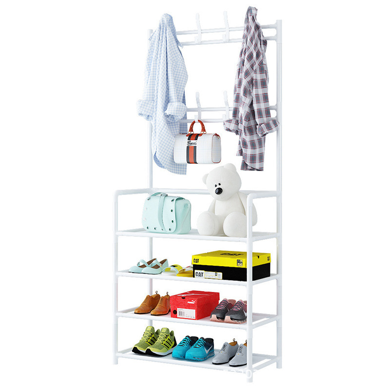 Multifunctional Storage Rack Durable & Sturdy Metal Simple Display Gold Portable Commercial Pretty Garments Rack Clothing Rack