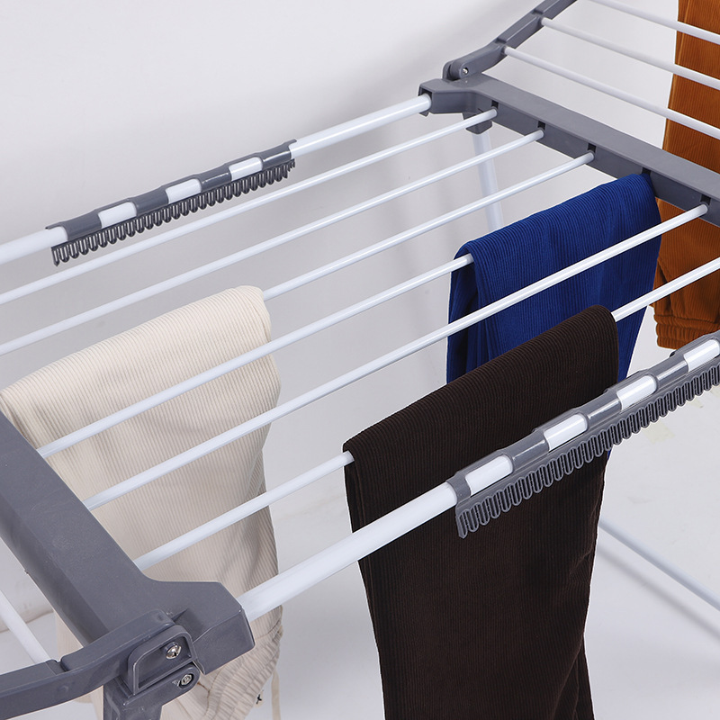 Easy To Use And Maintain Clothes Rack Household Balcony Folding Clothes Hanger Cover Clothes Drying Rack Foldable