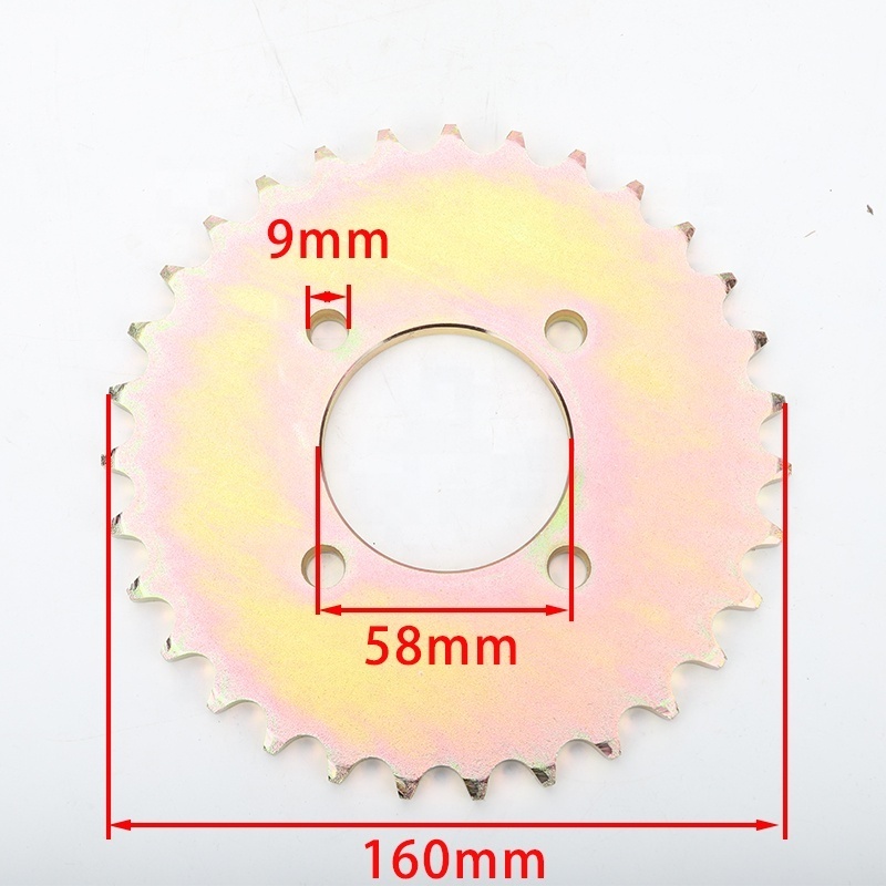 High quality 530 Live Axle 31T Sprocket for Kazuma 110cc Falcon 150cc 250cc Dingo Powersports Quad Bike ATV 4 Hole Glod Parts